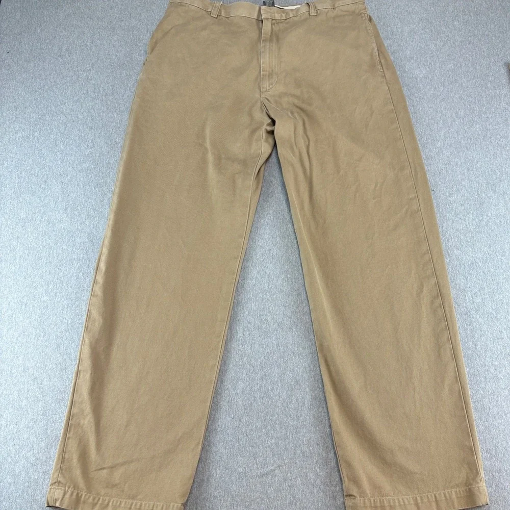 Banana Republic Chino Pants Mens‎ 35x32 Tan Y2K Gavin Straight Leg Casual Preppy